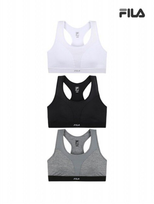 휠라 언더웨어 휠라 액티브 펀칭 라이트 서포트 브라탑 3종 택1(FI4ITF1043F)