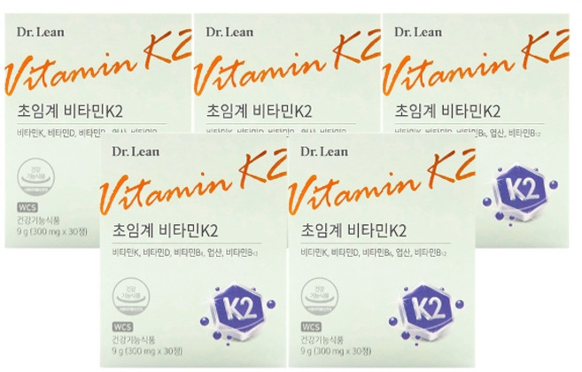 기타 닥터린 초임계 비타민K2 300mg x 30정 5박스, 5개
