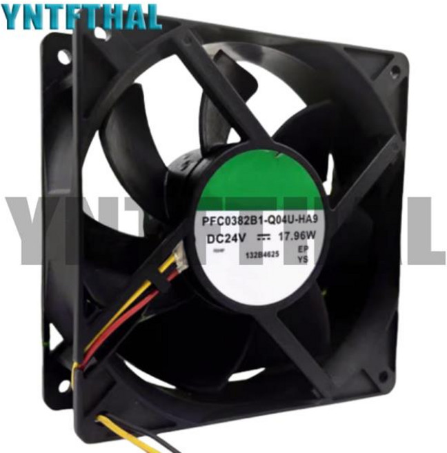 PFC0382B1-Q04U-HA9 24V 17.96W 냉각팬, 1개