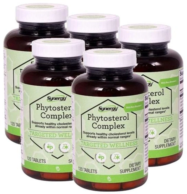 비타코스트 시너지 피토스테롤 콤플렉스 Vitacost Synergy Phytosterol Complex, 120정, 5개 - 쿠팡