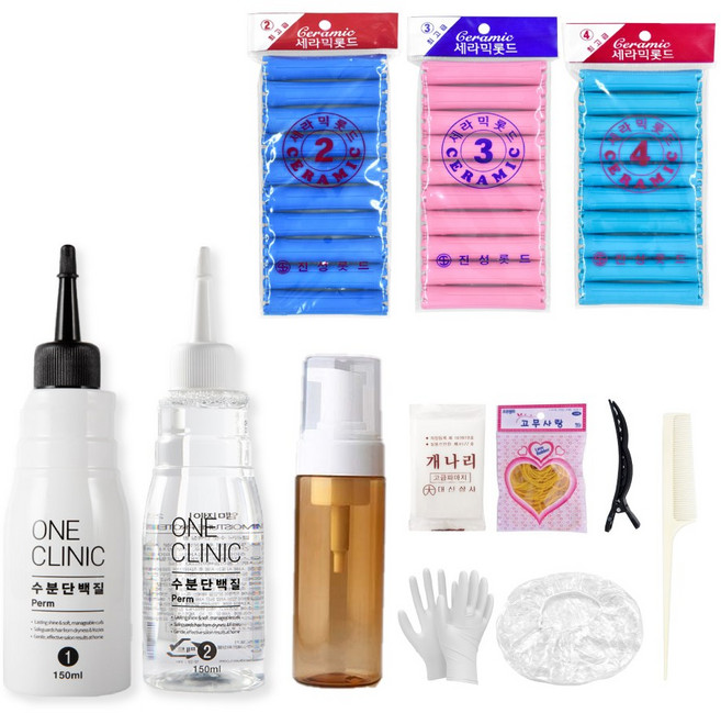 마이홈살롱 남자 셀프펌 파마세트, 1개, 내츄럴볼륨(2,3,4호)