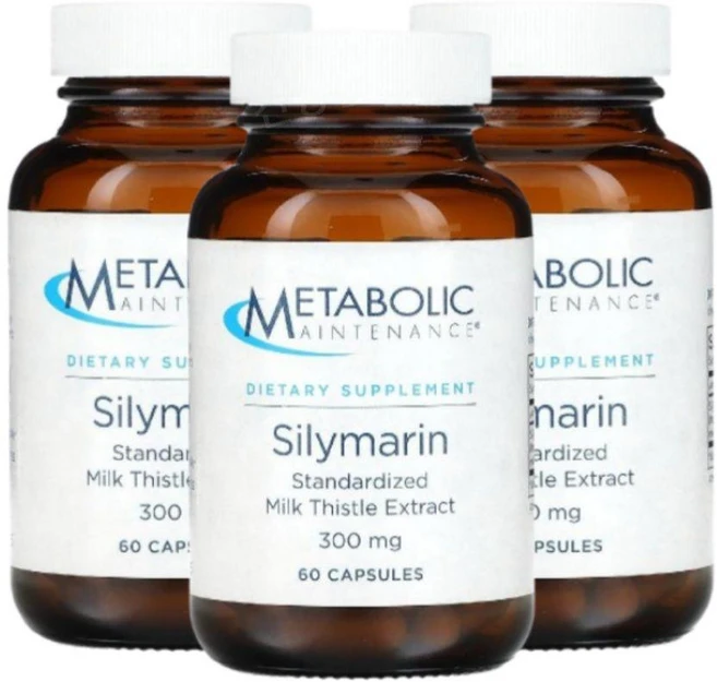 메타볼릭 실리마린 밀크씨슬 밀크시슬 300mg 60캡슐 3개 밀크티슬 Sliymarin, 60정 - 쿠팡