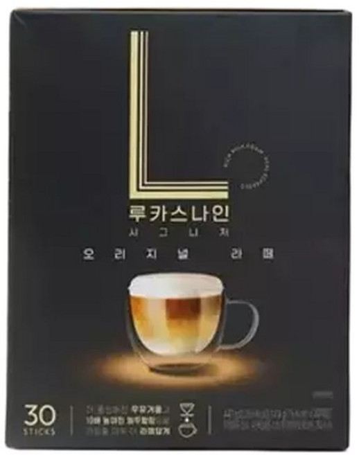 남양 루카스나인 오리지널(리얼) 라떼 30Tx+., 1개, 30개입, 14.9g