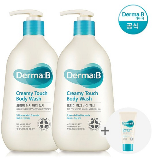 크리미 터치 바디워시 400ml 1+1+랜덤튜브1개, 없음, 상세설명 참조, 없음