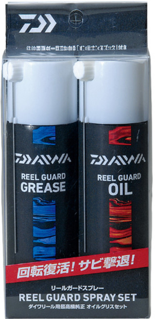 다이와 릴가드 오일 구리스 세트 스프레이 릴 유지보수, 릴가드 스프레이세트, 1개