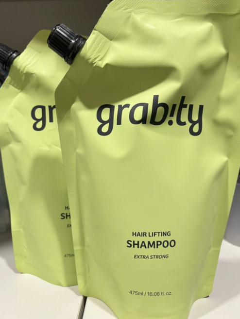 그래비티 헤어리프팅 샴푸 엑스트라 스트롱 탈모증상완화 기능성 샴푸 475ml + 리필 475ml, 2개