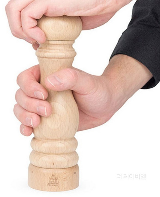 후추 수동 그라인더 솔트 양념통, 파리 유셀렉트-페퍼밀 초코 18cm (후추), 1세트