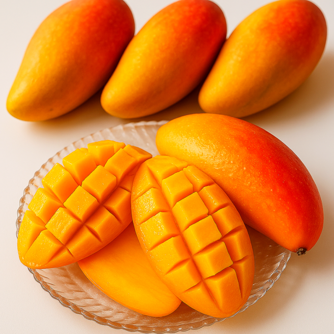 [호텔납품용] 꿀맹키로 20brix 무지개망고 마하차녹 직배송, 1박스, 2kg(7과이내)