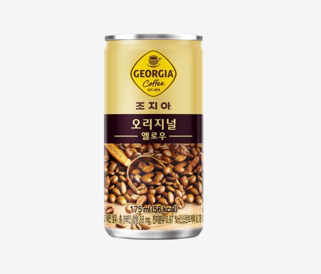 조지아 오리지날 옐로우 175ml 60입, 60개