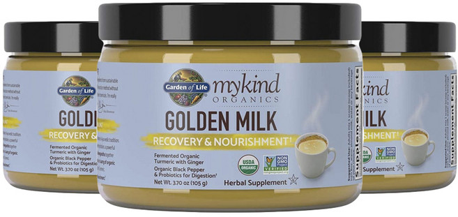 가든오브라이프 골든 밀크 리커버리 & 너리시먼트, 105g, 3개