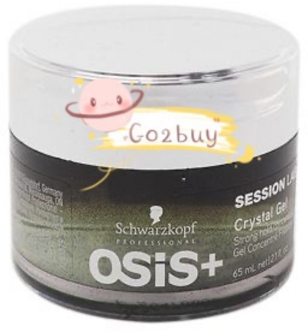 Schwarzkopf OSIS+ 超級黑水晶 造型髮膠 65ml, 1個