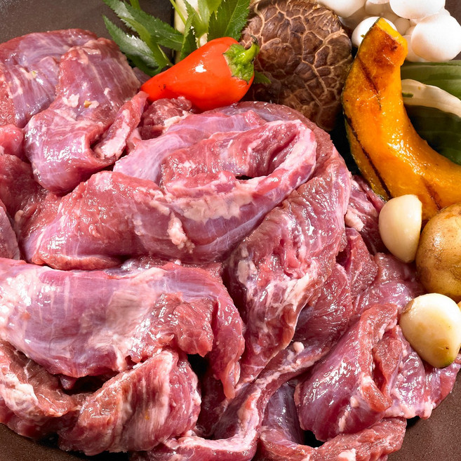 캠핑고기 한돈 스킨진공포장 신선한 제주 흑돼지 갈매기살, 1개, 300g