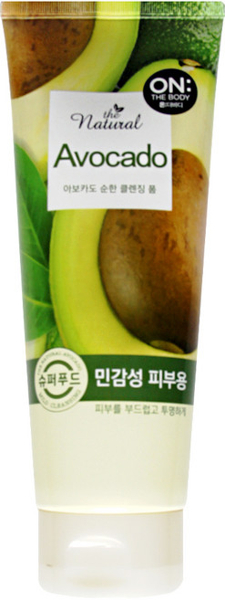 온더바디 더 내추럴 아보카도 순한 클렌징 폼, 200g, 1개