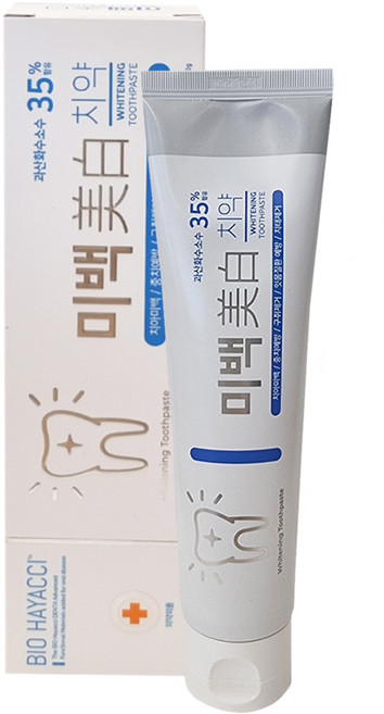 바이오 하야치 미백치약, 1개, 180g