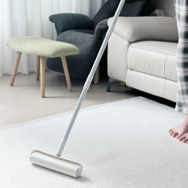 24cm 대형 돌돌이 테이프크리너 롱타입 본체 리필5개, 5개