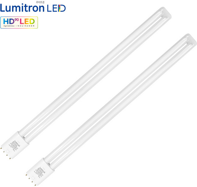 루미트론 HD LED 19W / HD LED 27W (32W36W/45W55W 대체) X 2개, 백색