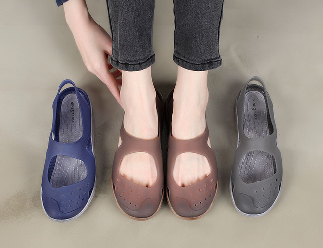 큐트 아쿠아 오픈형 편안한 말랑한 젤리 샌들 슈즈