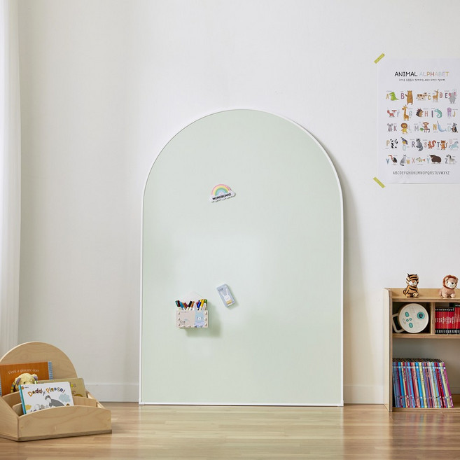 맘스 코코 보드 울트라 / 유아 자석 칠판 화이트, 웜그레이, 1개