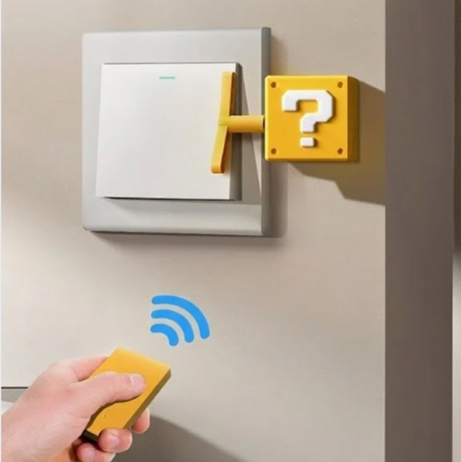 스마트 무선 스위치 자동 불끄기 리모컨 원격 전등 버튼 초간단, 1개, 일반형 (리모컨 1개)