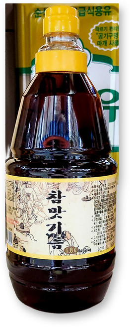 맛기름 (이조식품 1.8L B) X12 향기름 기름장 조미기름 양념기름 맛기름, 12개