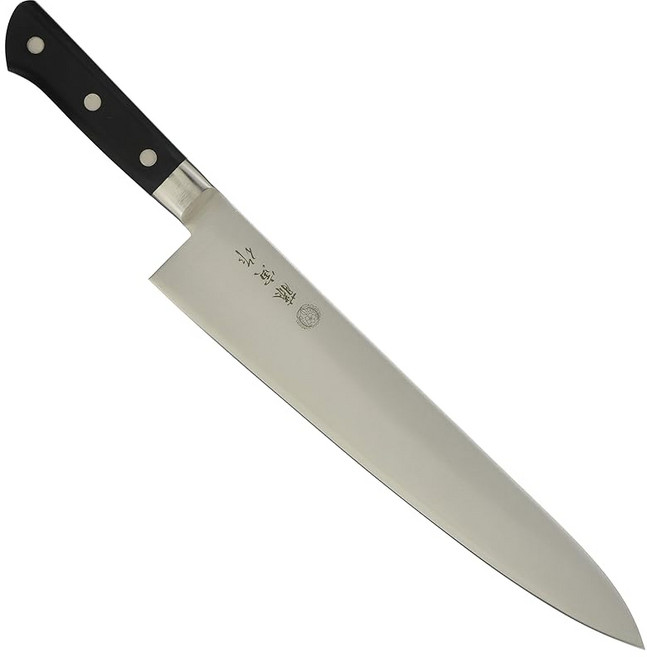 후지토라 제작 소칼 300mm 일본산 코발트 합금강 양날 고기 절단뿐 아니라 생선과 채소 조리에도 사용할 수 있는 셰프 나이프 DP코발 합금강 삽입형 입금 포함 FU-811