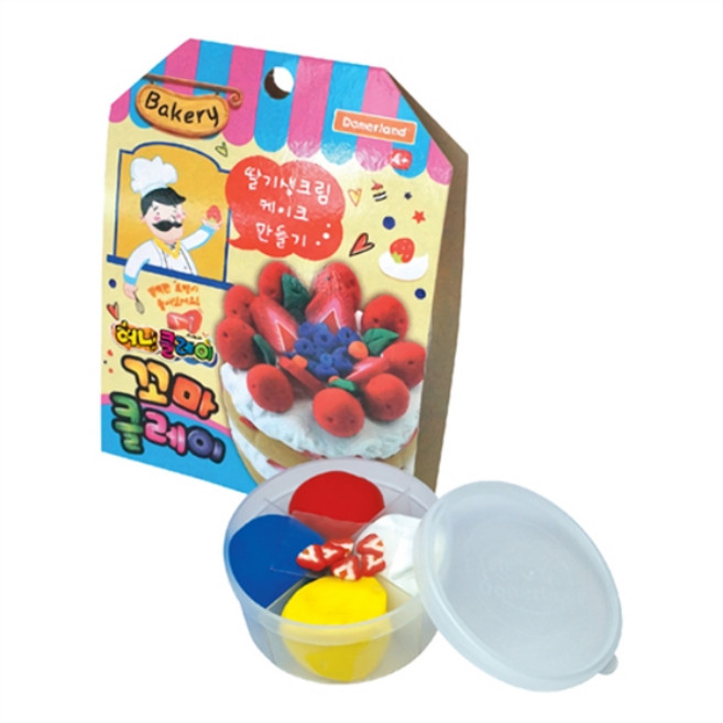 도너랜드)허니클레이(꼬마클레이/딸기생크림케이크만들기), 단품, 단품