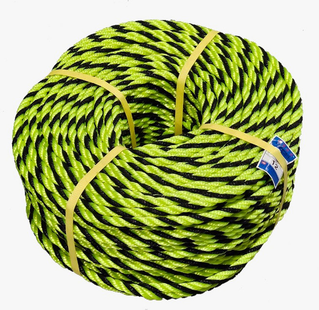 국내산 PE로프(형광색)12파이 밧줄 안전로프 공사장 울타리 주차라인 100m, 형광로프, 1개