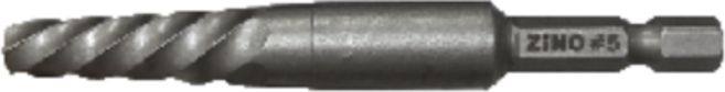 ZINO 지노 반대탭(육각비트타입) #5 ZBB-5백탭 히다리탭 역탭 볼트리무버, 1개