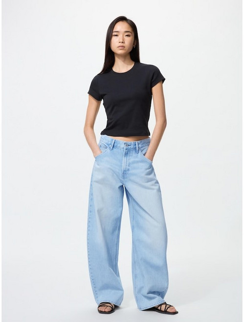 [일본정품]유니클로 여성 청바지 배기 커브 진 479000