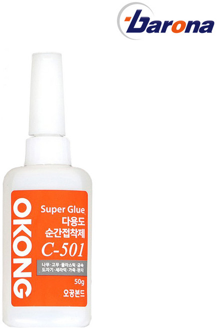 오공본드 순간접착제 C501 50g, 4개