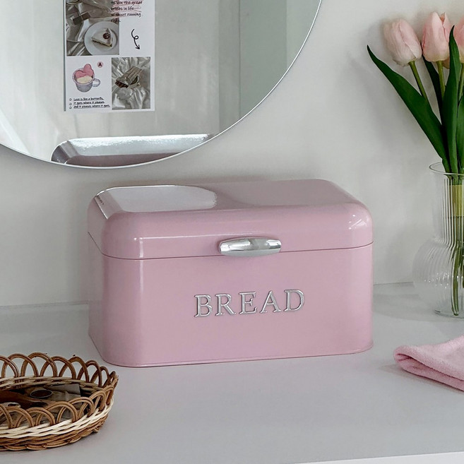 선물포장 루시아이 밀키 멜로우 브레드 박스, 1개, 핑크