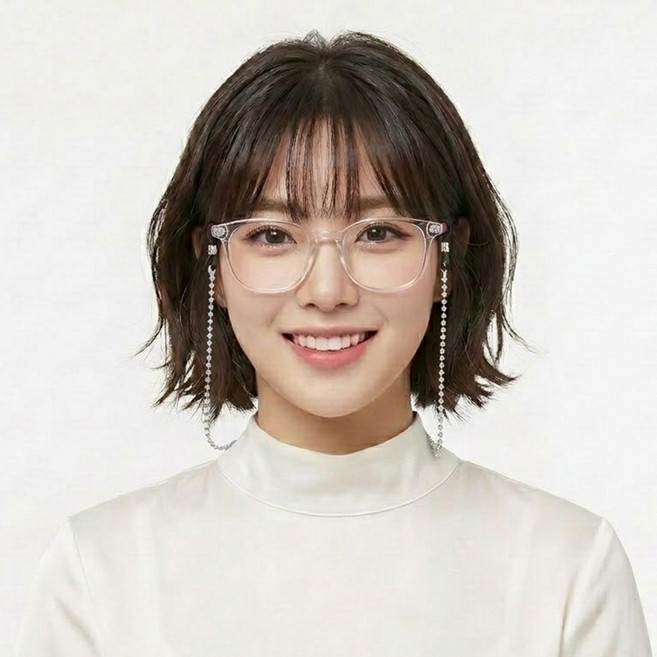 코지24 국산 핸드메이드 미러볼 안경줄 가벼운 패션 선글라스 돋보기 걸이 리테이너 체인 스트랩