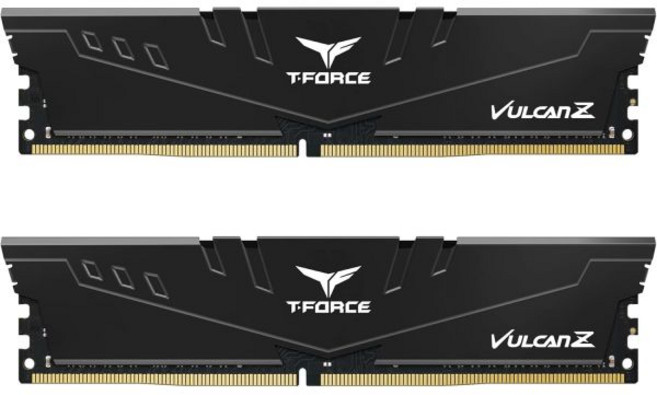 팀그룹 T-포스 벌칸 Z DDR4 16GB 키트 2x8GB 3600MHz PC4-28800 CL18 데스크탑 메모리 모듈 램 블랙 TLZBD416G3600HC18JDC01