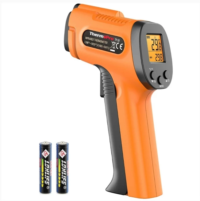 써모프로(ThermoPro) 비접촉 적외선 레이저 온도계 TP30, 1개 - 쿠팡