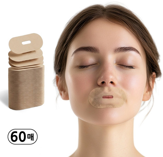 알루이 수면 입벌림 방지 입막음 테이프 60매, 1개