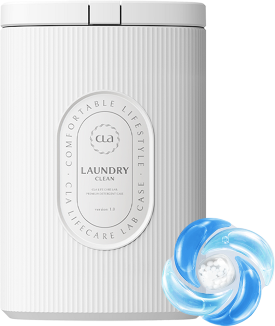 클라 컬러디스크 5in1 초고농축 캡슐 세제 클린솝 화이트 케이스 본품, 1개, 50개입