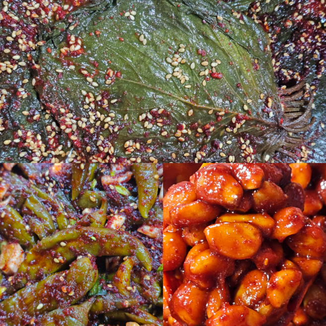 국내산 장아찌 3종 세트 절임고추 고추장마늘장아찌 절임고추무침, 1개