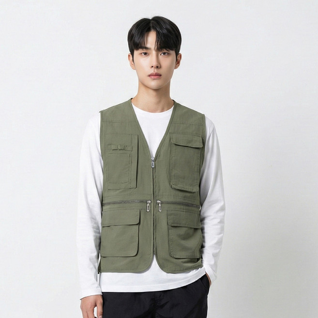 <스타일랑> 남성 아웃도어 베스트_조끼 러닝 하드쉴드