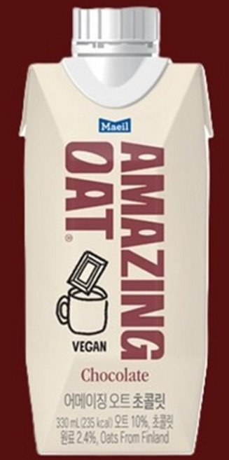 [매일] 어메이징 오트 초코 330ml, 6개