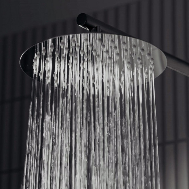 304 스테인리스 호텔식 해바라기 샤워기 헤드, 원형 샤워헤드, 1개