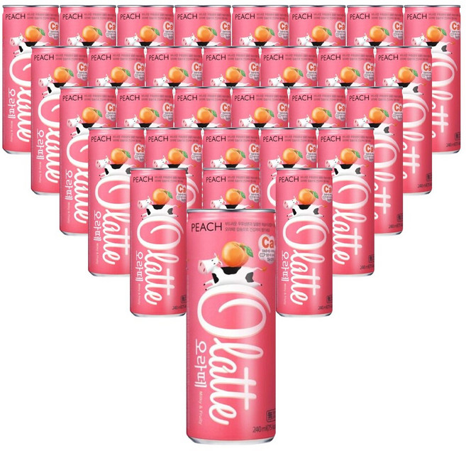 오라떼 피치 240ml, 30개