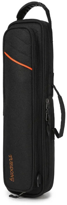 플루트 악기 케이스 액세서리 색소폰 드럼스틱 가방 16 17 도구 트럼펫 구멍 휴대용 숄더백, Bla, 1개