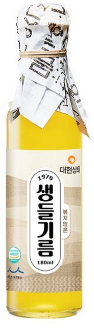 60년전통대현상회 볶지않은 생들기름, 1개
