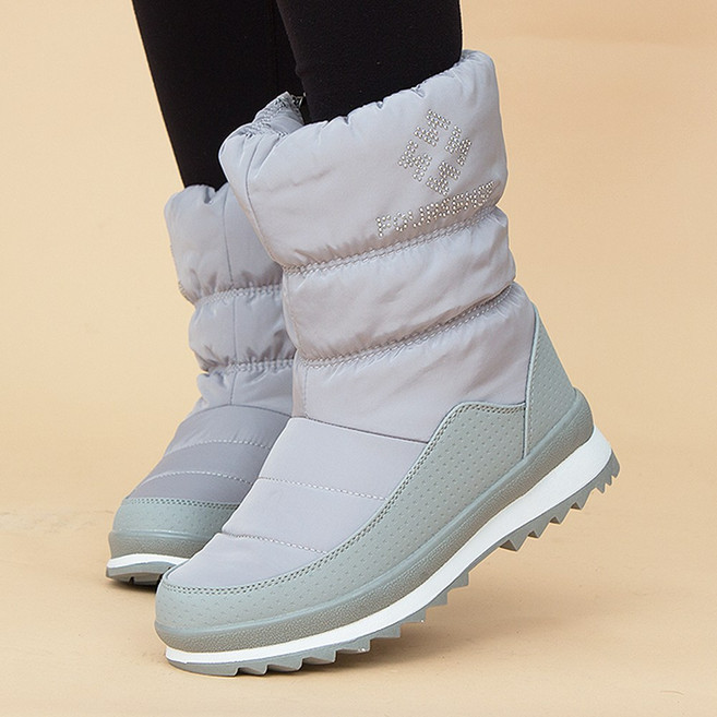 여성 패딩부츠 방수 여자 겨울부츠 털 신발 방한화 F-IZ8