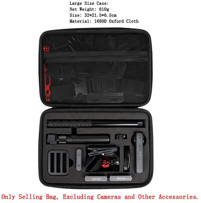 ta360 X3 X2 카메라 운반 케이스 상자 X4 액션 액세서리 용 휴대용 보관 가방 보호, 01 Large Case_01 CHINA, 1개