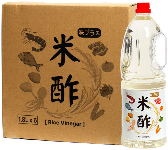 아지플러스 일본 쌀 식초, 1개, 1.8L