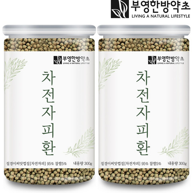 부영한방약초 차전자피환, 300g, 2개