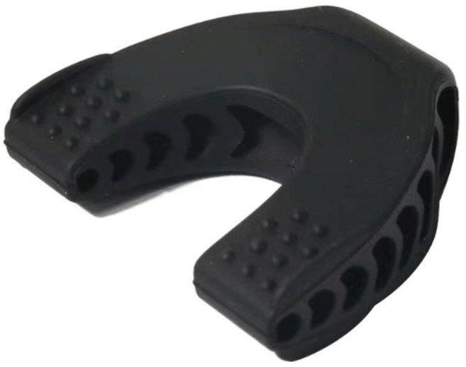 실리콘 턱 운동기 턱 근육 훈련 도구 남성용 이중 턱 감속 턱선 셰이퍼, 블랙이에요., 1개