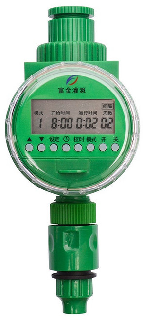 自動澆水定時器 (中文版) 液晶灑水定時器 自動澆花定時器, 1個, 定時器