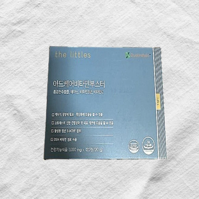 더리틀스 아드케어 비타민부스터 1000mg, 1박스, 120정 - 쿠팡